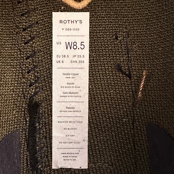 Rothy’s The Driver Loafer in Cypress Green Sz 8.5 Excellent Condition!! - Picture 6 of 6